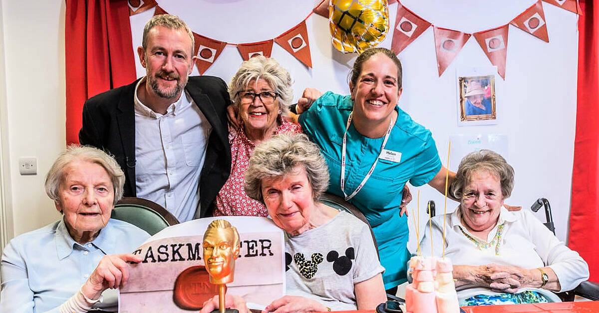 Taskmaster’s Alex Horne Brings Joy to Care Home with Unique Challenge Event