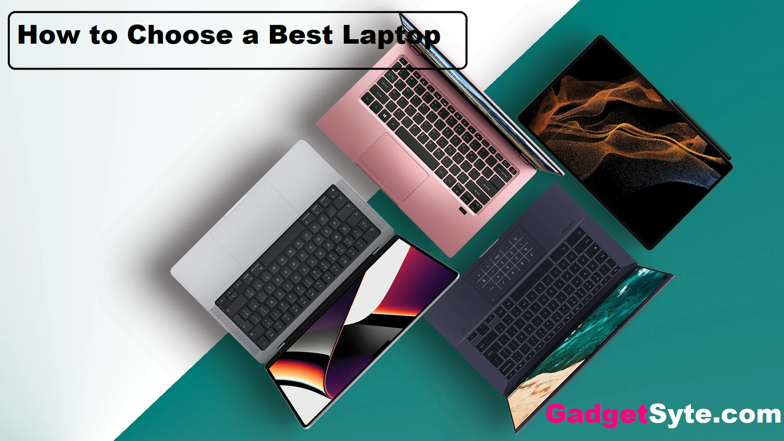 How to Choose Best Laptops? A Complete 2025 Guide