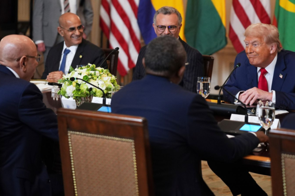 Trump Praises Liberian President's English Ability in Notable White House Exchange