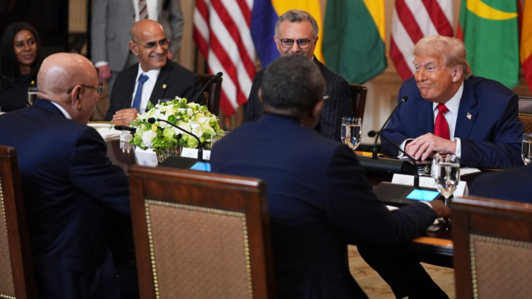 Trump Praises Liberian President's English Ability in Notable White House Exchange